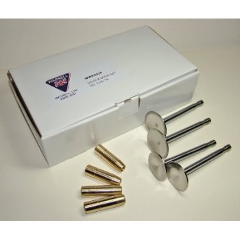 Triumph T140 / TR7 Complete Valve & Guide Set Bronze Guides