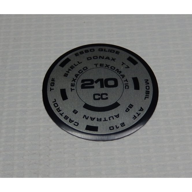Triumph T160 Fork Top Nut Decal 210cc Fits in Fork Top Nut OEM No 97-4633