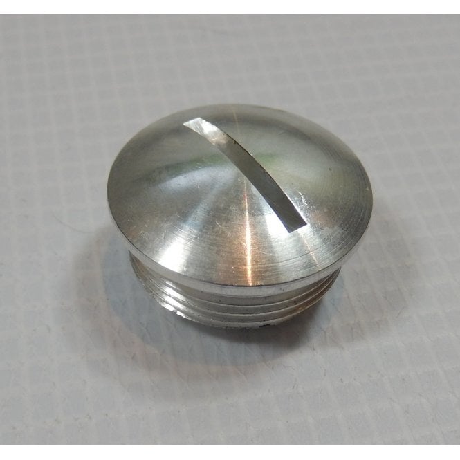 Triumph Tachometer Gearbox End Plug OEM No 71-4131 Polished Alloy Made in UK