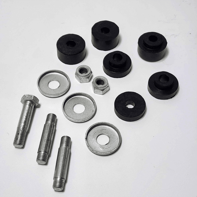 Triumph Unit 500cc & 650cc Tank Mounting Bolt / Stud Kit UNF 1969-74 With Rubbers