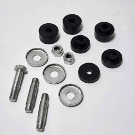 Triumph Unit 500cc & 650cc Tank Mounting Bolt / Stud Kit UNF 1969-74 With Rubbers