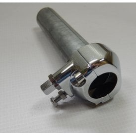  Twistgrip Chrome Standard 1" Finish Metal Tube With Cable Adjusters