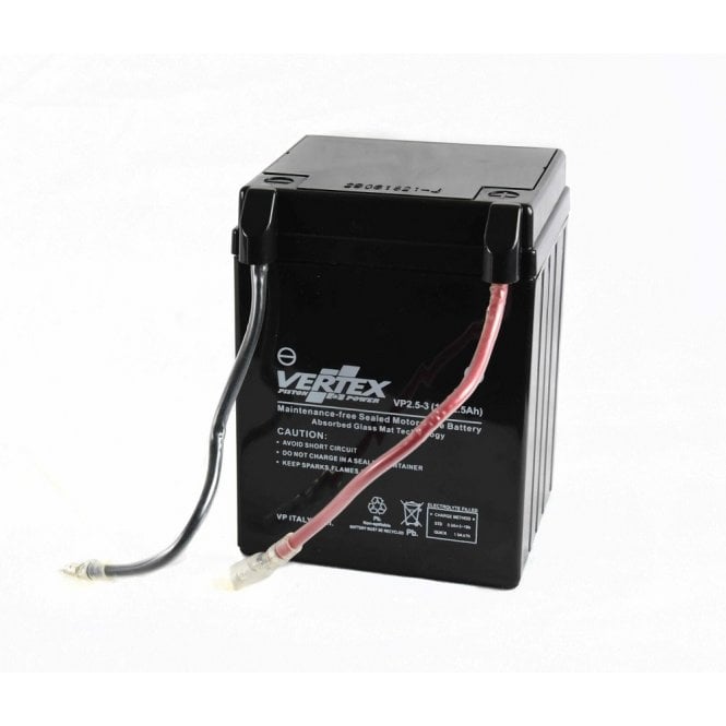 Universal 12v Gel Battery Dry Cell Vertex VP2.5-3 Replaces CB2.5LC