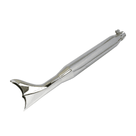 Universal Chrome Fishtail Silencer 30" Long With Baffel Fitted 