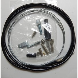 Universal Clutch / Brake Cable 75" Long Cut To Suit Supplied With Ferrules, Nipples, Adjuster