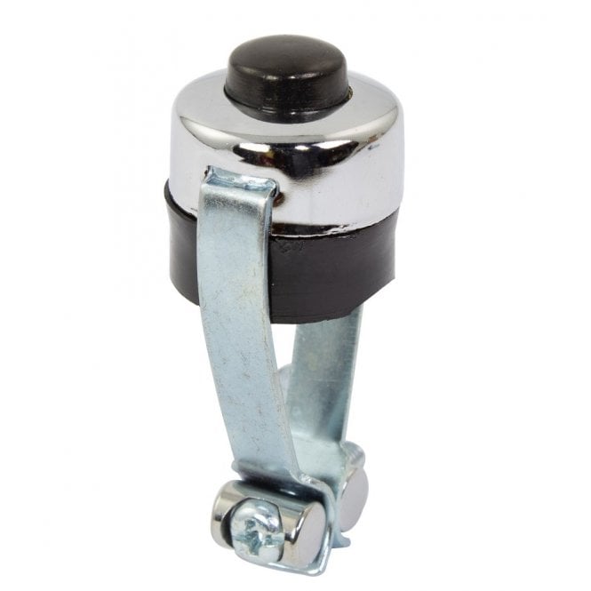 Universal Kill / Horn Switch for Classic Motorcycle Black Button / Chrome Finish