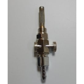 Universal Push-on Pull-off Classic Bike Fuel Tap 1/4" x 1/4" With Nut & Ferrule