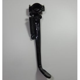 Universal Side Stand for Classic Motorcycle Cast Iron Powder Coated Black 1 1/8" Clamp on