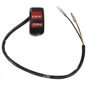 Universal Switch On/Off with Red Button & Clamp Round Bar 60cm Wire