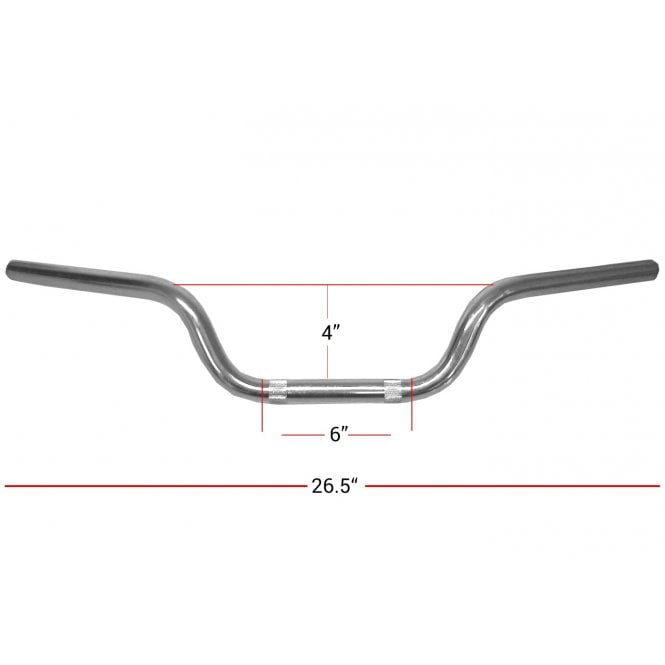 Yamaha RD250DX, RD400D/E Chrome Handlebars 7/8